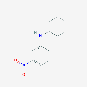 molecular formula C12H16N2O2 B14297293 N-Cyclohexyl-3-nitroaniline CAS No. 121086-17-7