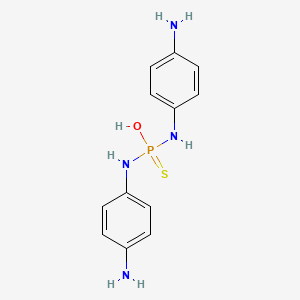 4-N-[(4-aminoanilino)-hydroxyphosphinothioyl]benzene-1,4-diamine