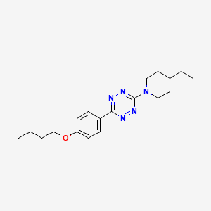 3-(4-Butoxyphenyl)-6-(4-ethylpiperidin-1-YL)-1,2,4,5-tetrazine