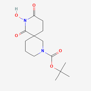 2,8-Diazaspiro[4.5]decane-8-carboxylic acid,2-hydroxy-1,3-dioxo-,1,1-dimethylethyl ester