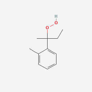 molecular formula C11H16O2 B14297342 2-(2-Methylphenyl)butane-2-peroxol CAS No. 113588-16-2