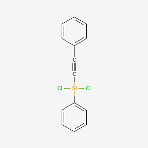 Dichloro(phenyl)(phenylethynyl)silane