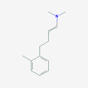 molecular formula C13H19N B14297381 N,N-Dimethyl-4-(2-methylphenyl)but-1-en-1-amine CAS No. 116222-78-7