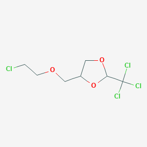 1,3-Dioxolane, 4-[(2-chloroethoxy)methyl]-2-(trichloromethyl)-