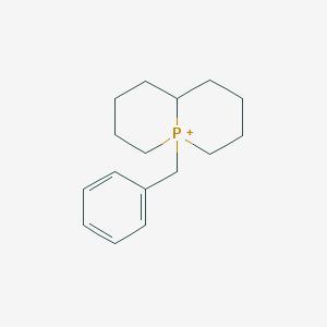 molecular formula C16H24P+ B14297408 5-Benzyloctahydro-2H-phosphinolizin-5-ium CAS No. 112036-91-6