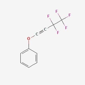 [(3,3,4,4,4-Pentafluorobut-1-yn-1-yl)oxy]benzene