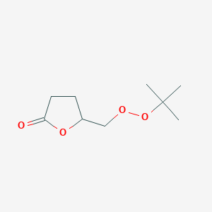 5-[(tert-Butylperoxy)methyl]oxolan-2-one