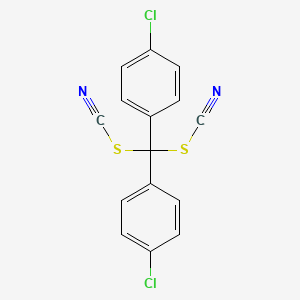 [Bis(4-chlorophenyl)-thiocyanatomethyl] thiocyanate