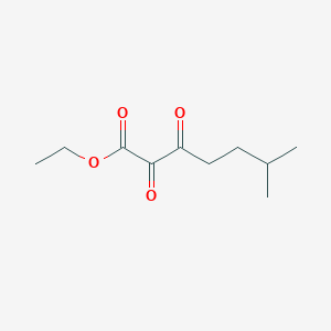 molecular formula C10H16O4 B14297471 Ethyl 6-methyl-2,3-dioxoheptanoate CAS No. 118838-52-1