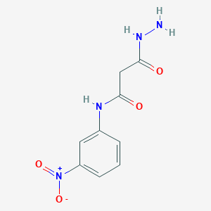 3-Hydrazinyl-N-(3-nitrophenyl)-3-oxopropanamide