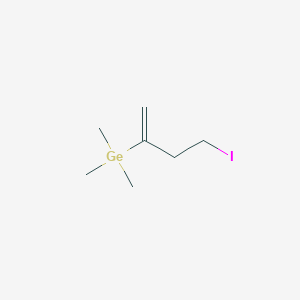 molecular formula C7H15GeI B14297511 (4-Iodobut-1-en-2-yl)(trimethyl)germane CAS No. 124897-71-8