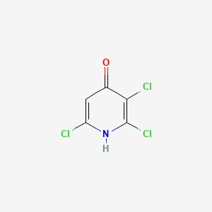 molecular formula C5H2Cl3NO B14297515 Pyridinol, 2,3,6-trichloro- CAS No. 116184-17-9