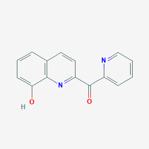 molecular formula C15H10N2O2 B14297523 (8-Hydroxyquinolin-2-yl)(pyridin-2-yl)methanone CAS No. 123769-29-9