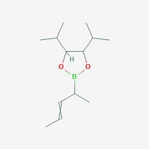 2-(Pent-3-en-2-yl)-4,5-di(propan-2-yl)-1,3,2-dioxaborolane