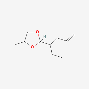 2-(Hex-5-en-3-yl)-4-methyl-1,3-dioxolane