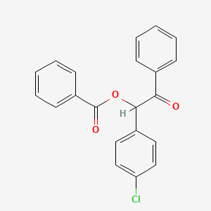 1-(4-Chlorophenyl)-2-oxo-2-phenylethyl benzoate