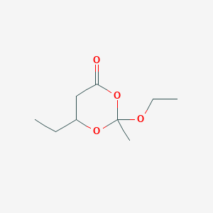 2-Ethoxy-6-ethyl-2-methyl-1,3-dioxan-4-one