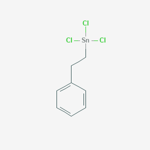 molecular formula C8H9Cl3Sn B14297564 Trichloro(2-phenylethyl)stannane CAS No. 112475-69-1