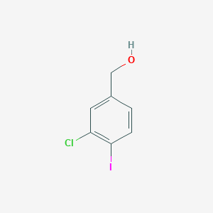 molecular formula C7H6ClIO B1429757 (3-氯-4-碘苯基)甲醇 CAS No. 166386-60-3