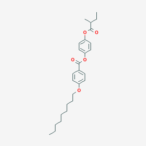 4-[(2-Methylbutanoyl)oxy]phenyl 4-(nonyloxy)benzoate