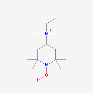 N-Ethyl-1-(iodooxy)-N,N,2,2,6,6-hexamethylpiperidin-4-aminium