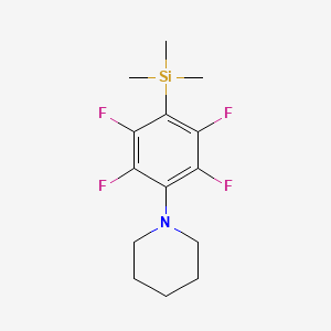 1-[2,3,5,6-Tetrafluoro-4-(trimethylsilyl)phenyl]piperidine