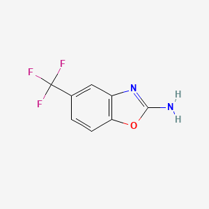B1429772 5-(Trifluoromethyl)-1,3-benzoxazol-2-amine CAS No. 20844-69-3
