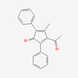 3-Acetyl-4-methyl-2,5-diphenylcyclopenta-2,4-dien-1-one