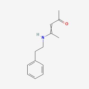 4-[(2-Phenylethyl)amino]pent-3-en-2-one