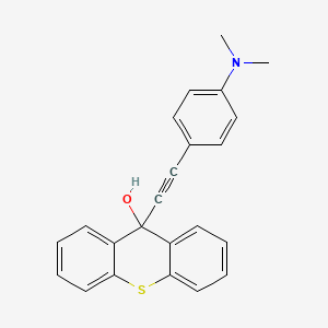 9-{[4-(Dimethylamino)phenyl]ethynyl}-9H-thioxanthen-9-ol