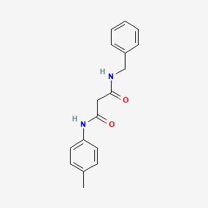 N~1~-Benzyl-N~3~-(4-methylphenyl)propanediamide