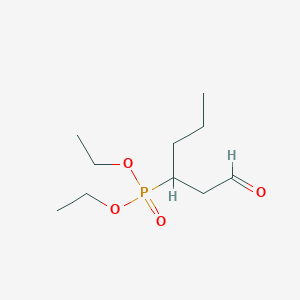 molecular formula C10H21O4P B14297777 Diethyl (1-oxohexan-3-yl)phosphonate CAS No. 116045-70-6