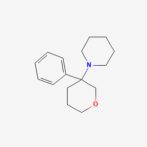 1-(3-Phenyloxan-3-yl)piperidine