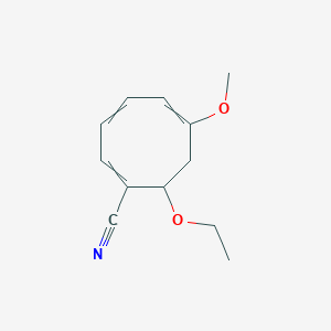 8-Ethoxy-6-methoxycycloocta-1,3,5-triene-1-carbonitrile