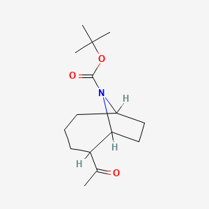 Tert-butyl 2-acetyl-9-azabicyclo[4.2.1]nonane-9-carboxylate