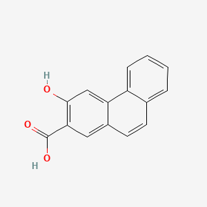 molecular formula C15H10O3 B14297853 3-hydroxyphenanthrene-2-carboxylic Acid CAS No. 117978-18-4