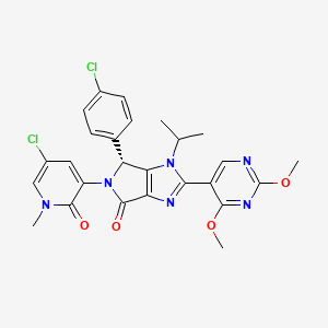 molecular formula C26H24Cl2N6O4 B1429786 Siremadlin R 对映异构体 CAS No. 1448867-42-2