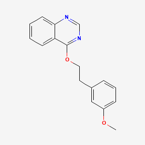 Quinazoline, 4-(2-(3-methoxyphenyl)ethoxy)-