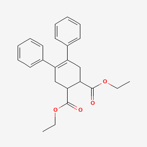 molecular formula C24H26O4 B14297891 Diethyl 4,5-diphenylcyclohex-4-ene-1,2-dicarboxylate CAS No. 114606-03-0