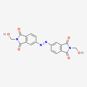 5,5'-[(E)-Diazenediyl]bis[2-(hydroxymethyl)-1H-isoindole-1,3(2H)-dione]