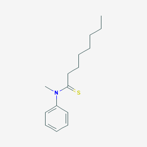 Octanethioamide, N-methyl-N-phenyl-