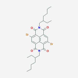 molecular formula C30H36Br2N2O4 B1429796 4,9-二溴-2,7-双(2-乙基己基)苯并[lmn][3,8]菲咯啉-1,3,6,8(2H,7H)-四酮 CAS No. 1088205-02-0