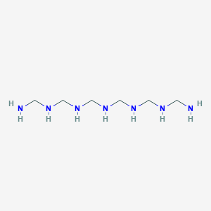 molecular formula C6H21N7 B14297976 2,4,6,8,10-Pentaazaundecane-1,11-diamine CAS No. 119927-11-6