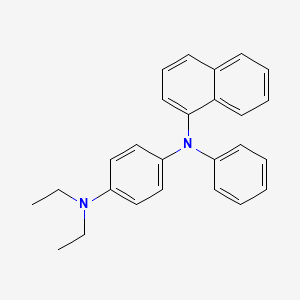 N~1~,N~1~-Diethyl-N~4~-(naphthalen-1-yl)-N~4~-phenylbenzene-1,4-diamine