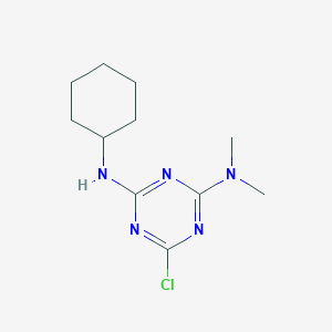 6-Chloro-N~4~-cyclohexyl-N~2~,N~2~-dimethyl-1,3,5-triazine-2,4-diamine