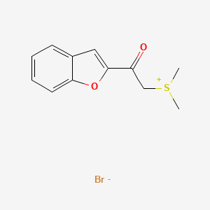 [2-(1-Benzofuran-2-yl)-2-oxoethyl](dimethyl)sulfanium bromide