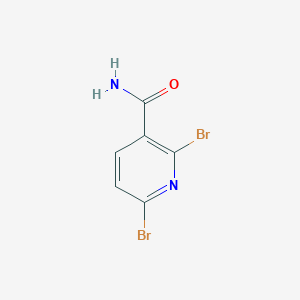 molecular formula C6H4Br2N2O B1429804 2,6-Dibromonicotinamide CAS No. 1379303-54-4