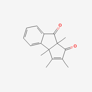 2,3,3a,8a-Tetramethyl-3a,8a-dihydrocyclopenta[a]indene-1,8-dione