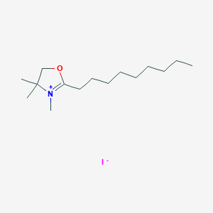 3,4,4-Trimethyl-2-nonyl-4,5-dihydro-1,3-oxazol-3-ium iodide