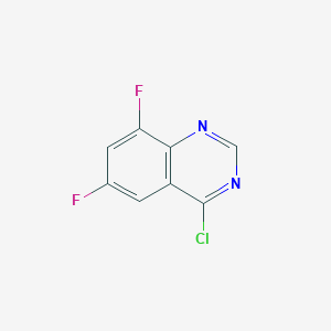 molecular formula C8H3ClF2N2 B1429815 4-Chloro-6,8-difluoroquinazoline CAS No. 1388603-94-8